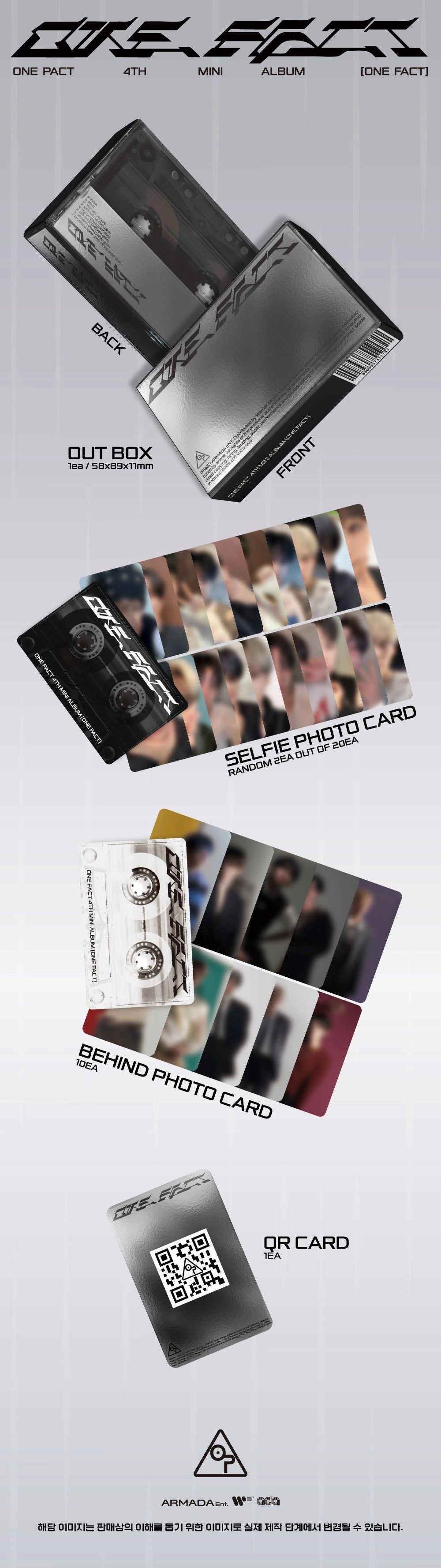 ONE PACT 4TH MINI ALBUM - ONE FACT (PLATFORM VER.)