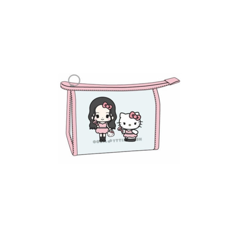 [HELLO KITTY X JISOO] TRAVEL POUCH (C VER.) OFFICIAL MD