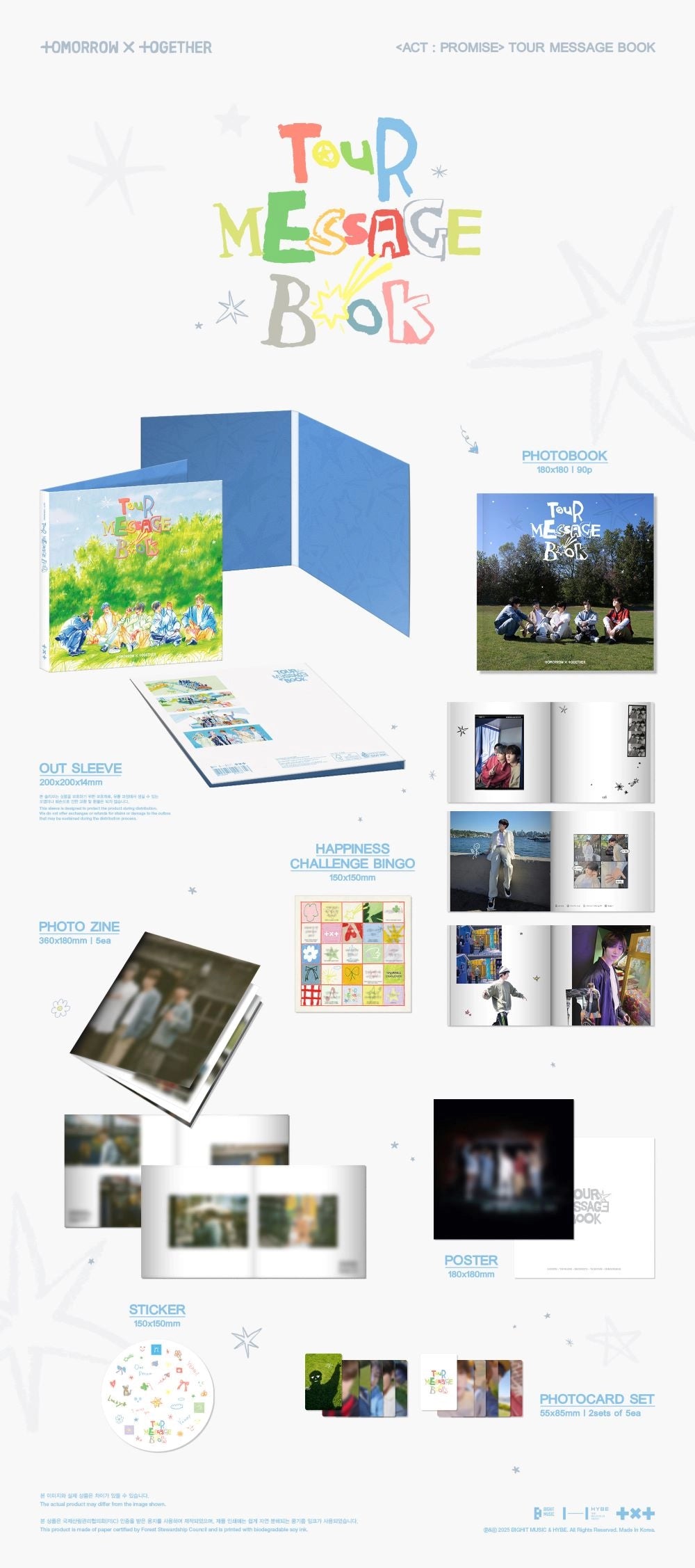 TOMORROW X TOGETHER (TXT) - [ACT : PROMISE] TOUR MESSAGE BOOK