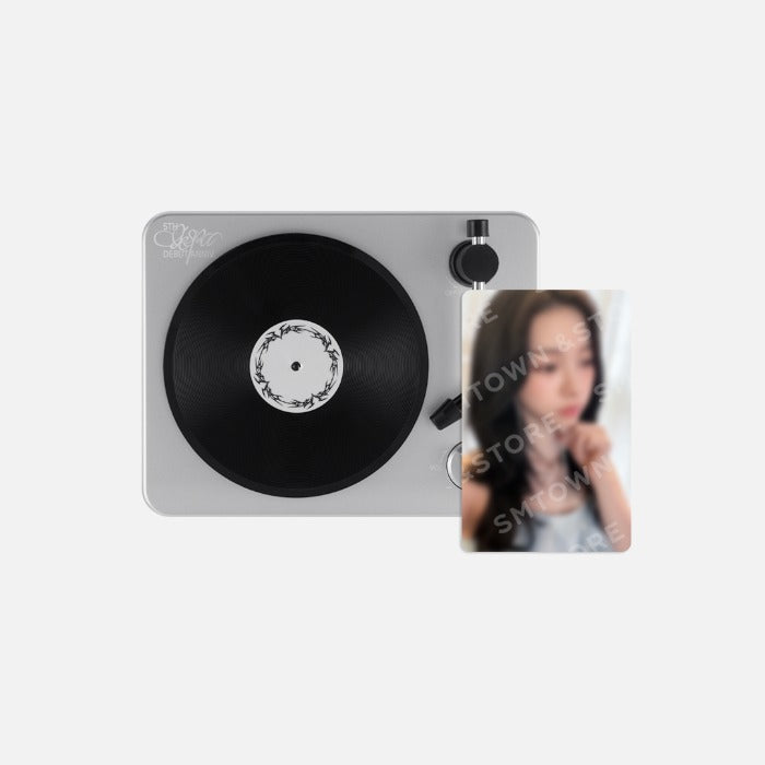 AESPA - 5TH ANNIVERSARY TURNTABLE BLUETOOTH SPEAKER SET OFFICIAL MD