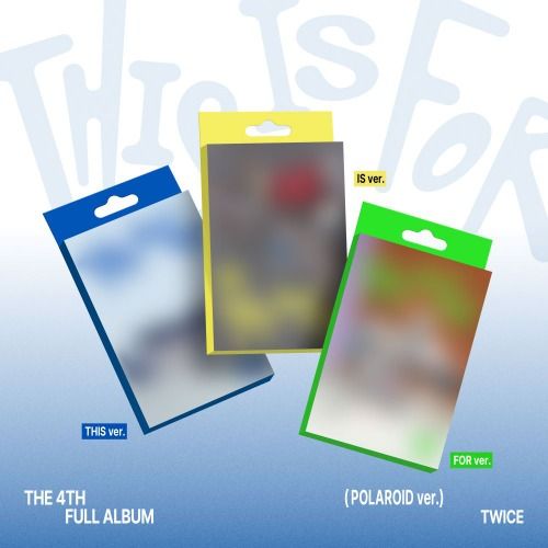 TWICE 4TH FULL ALBUM - THIS IS FOR (POLAROID VER.)