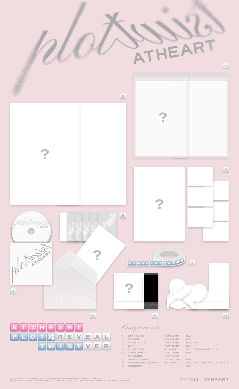 ATHEART 1ST MINI ALBUM - PLOT TWIST (REVEAL VER.)