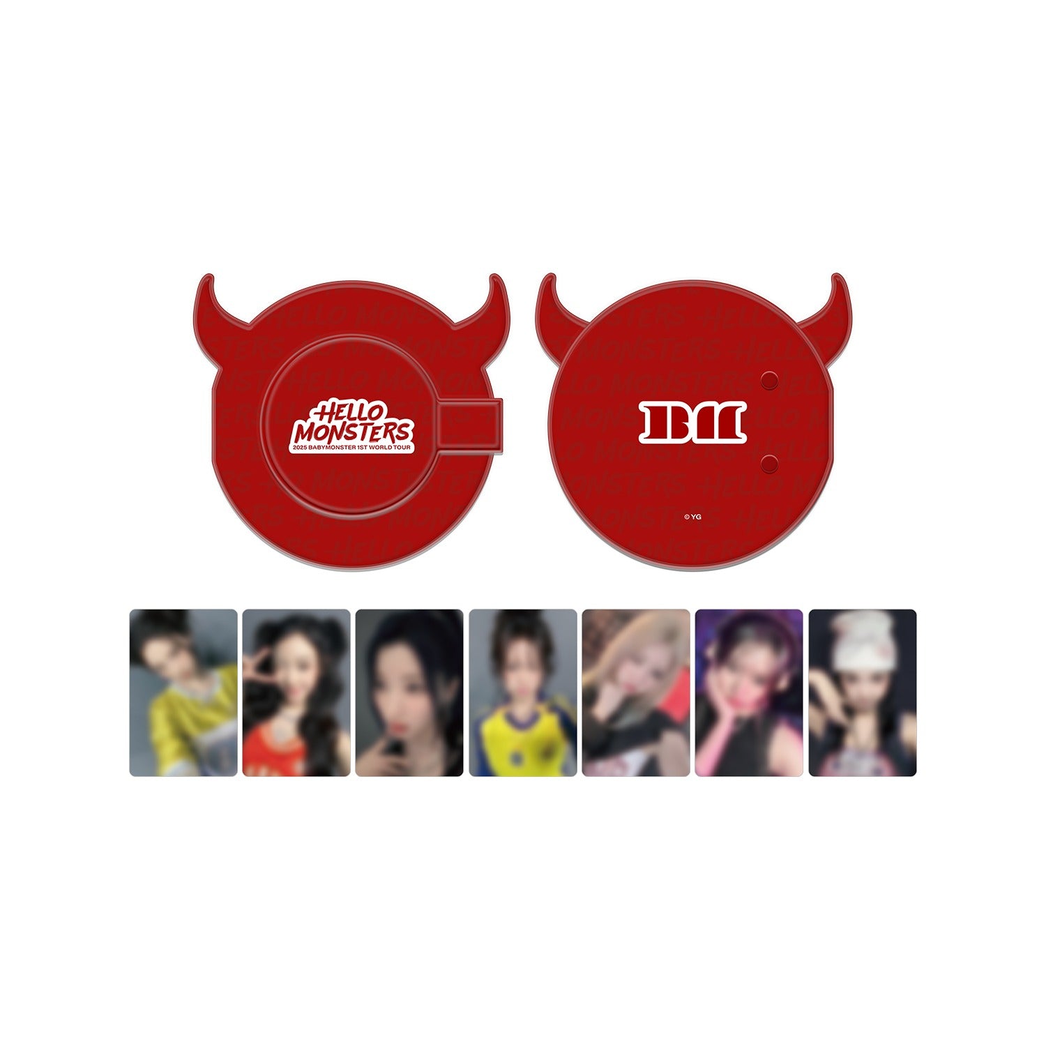 BABYMONSTER - HELLO MONSTERS HORN PVC PHOTOCARD COLLECT BOOK OFFICIAL MD