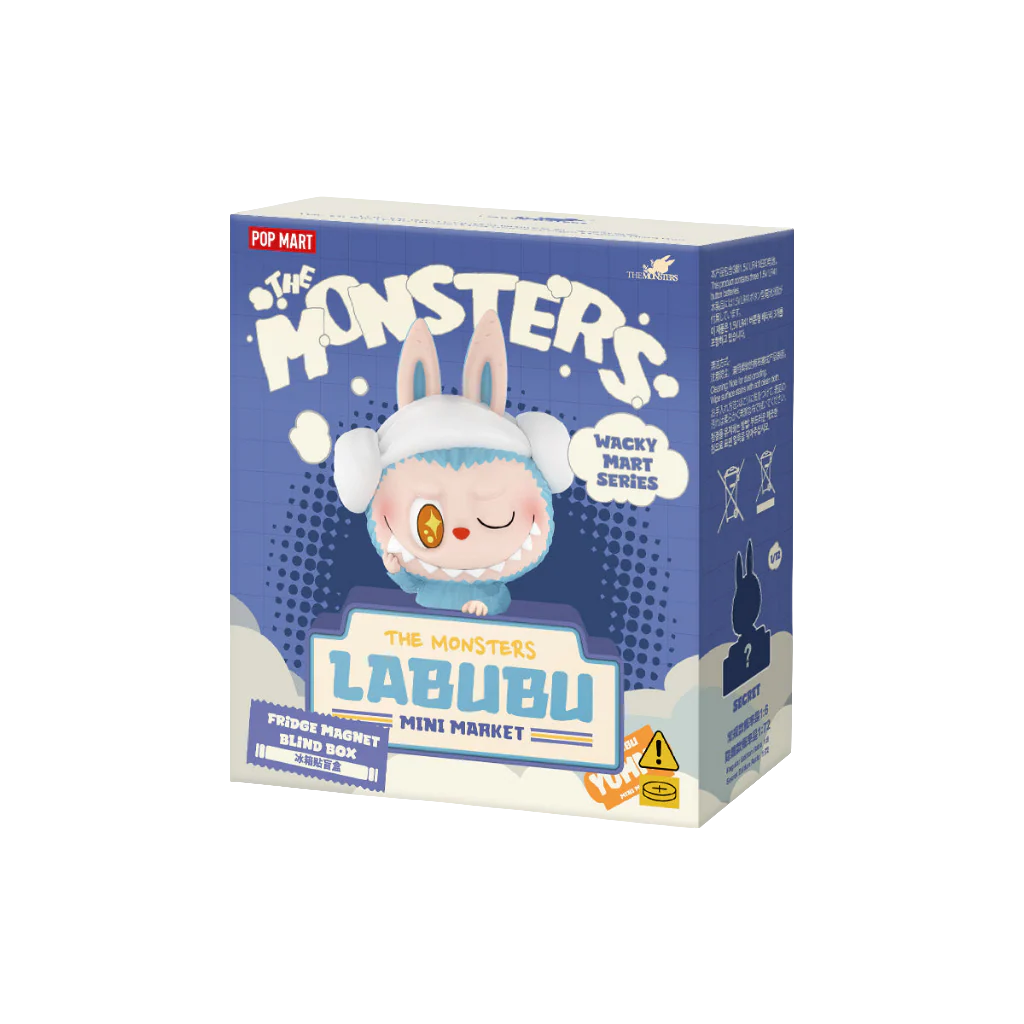 POP MART Authentic THE MONSTERS Labubu Wacky Mart Series Magnet Mystery Box (1 Piece)