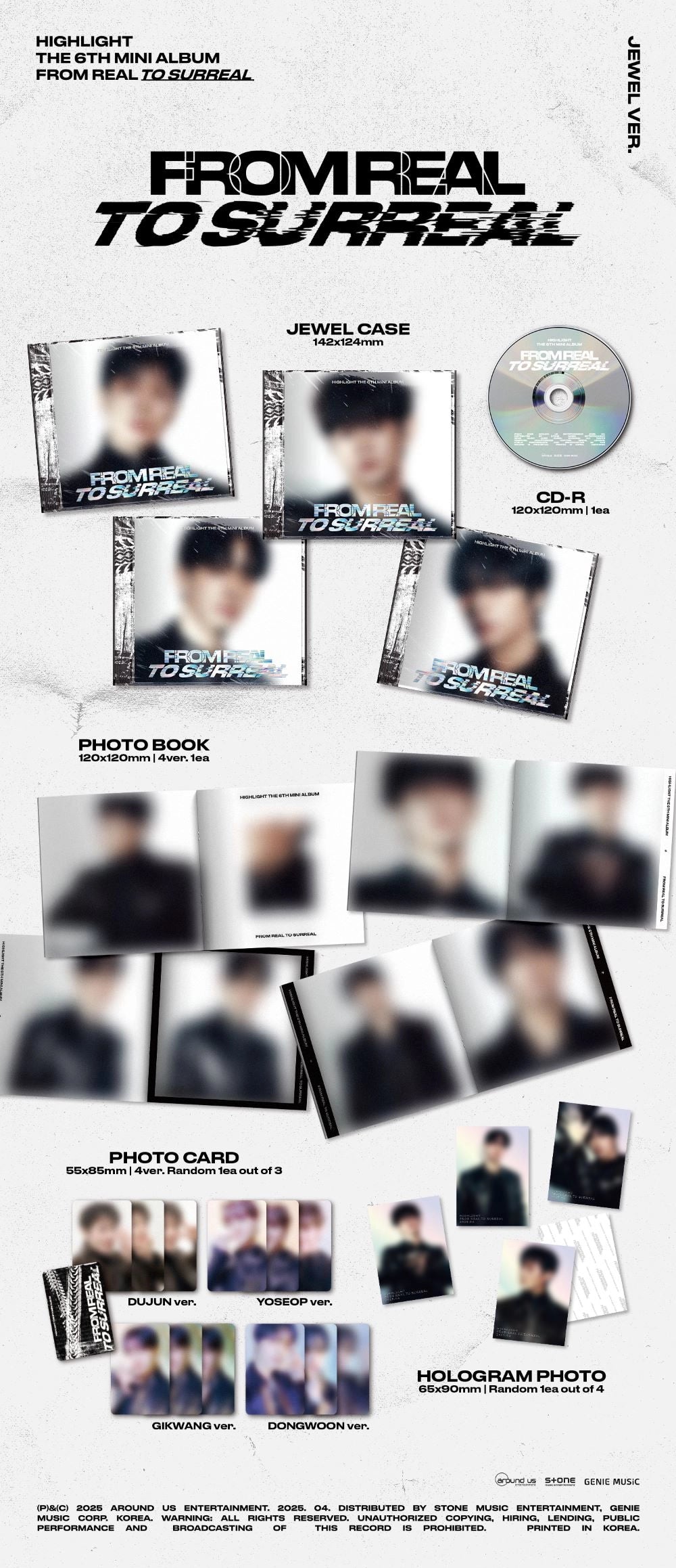 HIGHLIGHT THE 6TH MINI ALBUM - FROM REAL TO SURREAL (JEWEL VER.)