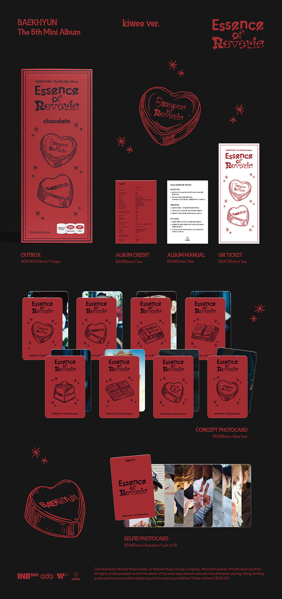 BAEKHYUN 5TH MINI ALBUM - ESSENCE OF REVERIE [PLATFORM ALBUM] (KIWEE VER.)