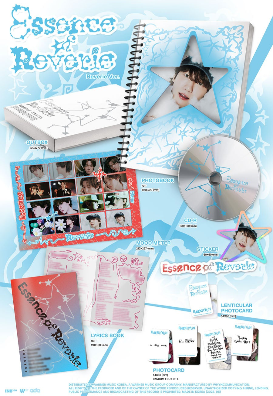 BAEKHYUN 5TH MINI ALBUM - ESSENCE OF REVERIE (PHOTOBOOK VER.)