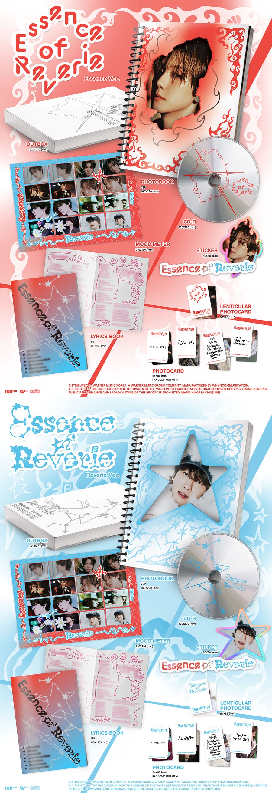 BAEKHYUN 5TH MINI ALBUM - ESSENCE OF REVERIE (PHOTOBOOK VER.)