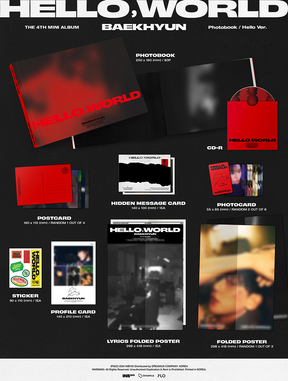BAEKHYUN 4TH MINI ALBUM - HELLO, WORLD (PHOTOBOOK VERSION)