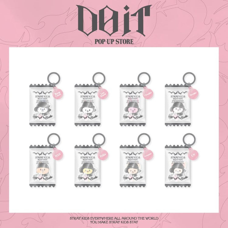 STRAY KIDS - [DO IT] POP-UP STORE SKZOO SHAKER KEYRING OFFICIAL MD