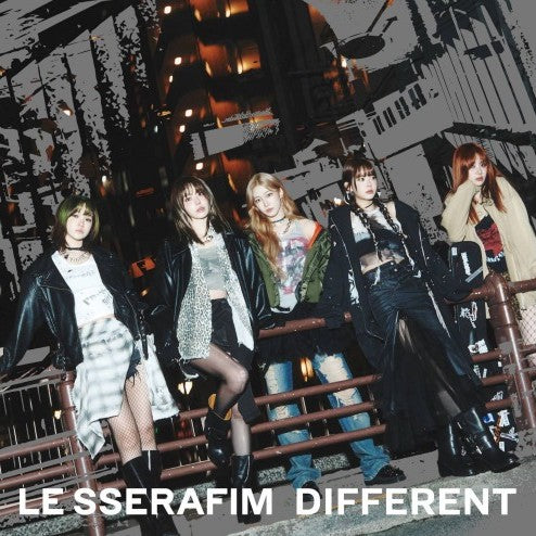 LE SSERAFIM JAPANESE ALBUM - JAPAN 4TH SINGLE - DIFFERENT (STANDARD VER.)