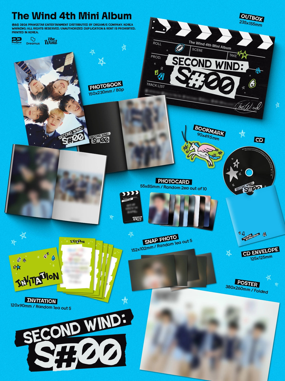 THE WIND 4TH MINI ALBUM - SECOND WIND: S#00 (PHOTOBOOK VER.)