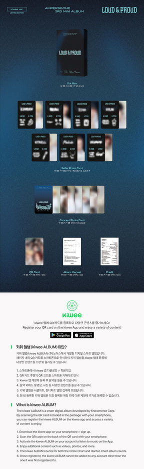 AMPERS&ONE 3RD MINI ALBUM - LOUD & PROUD (KIWEE VER.) (LIMITED EDITION)