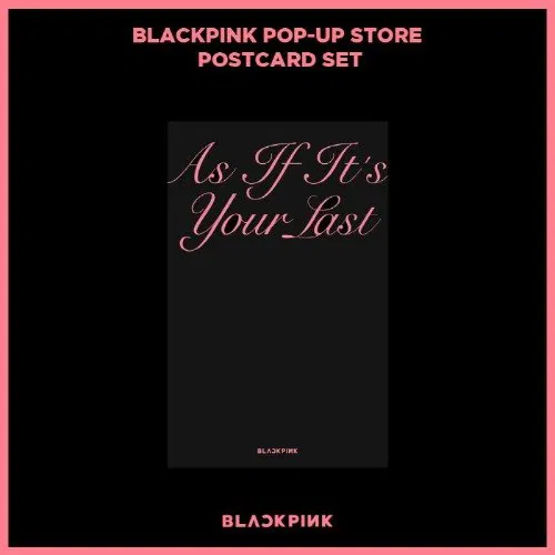 BLACKPINK POP-UP STORE POSTCARD SET OFFICIAL MD