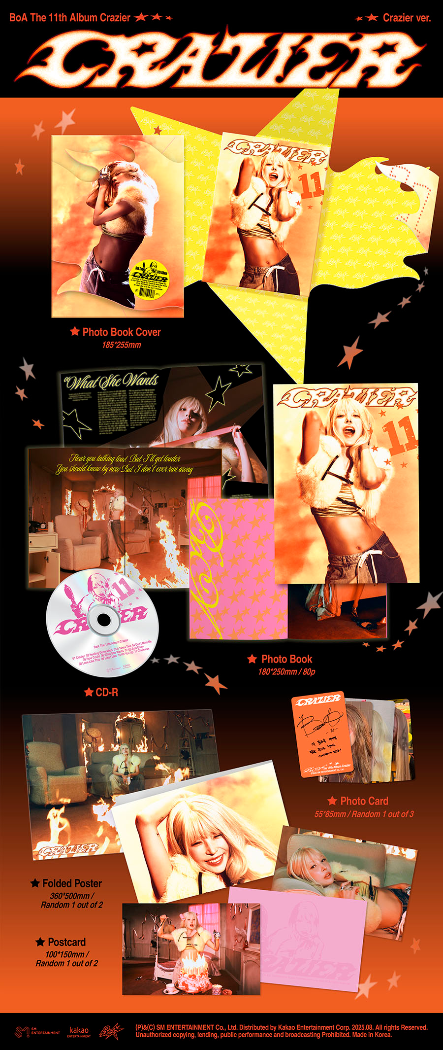 BOA 11TH ALBUM - CRAZIER (CRAZIER VER.)