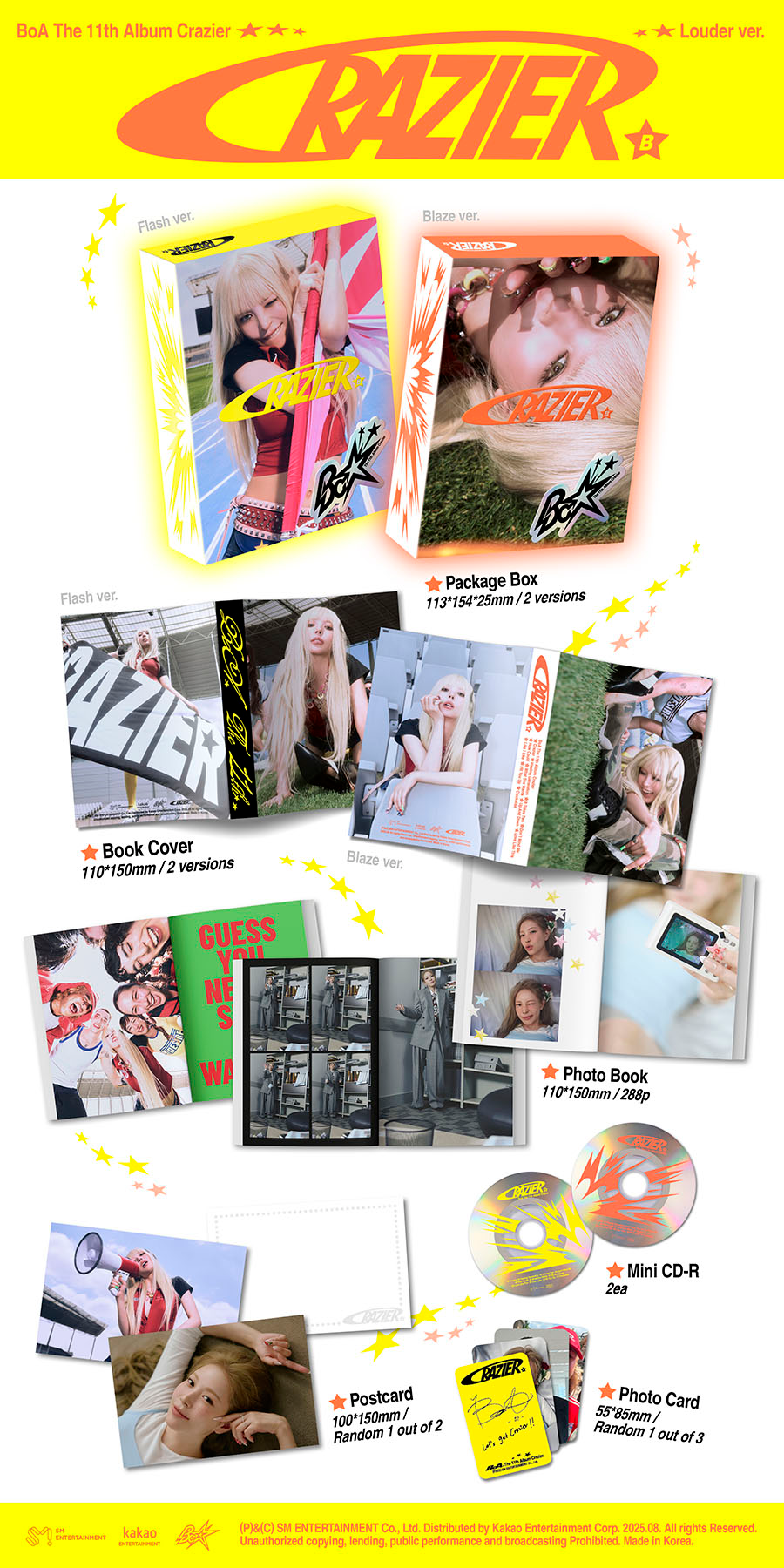 BOA 11TH ALBUM - CRAZIER (LOUDER VER.)