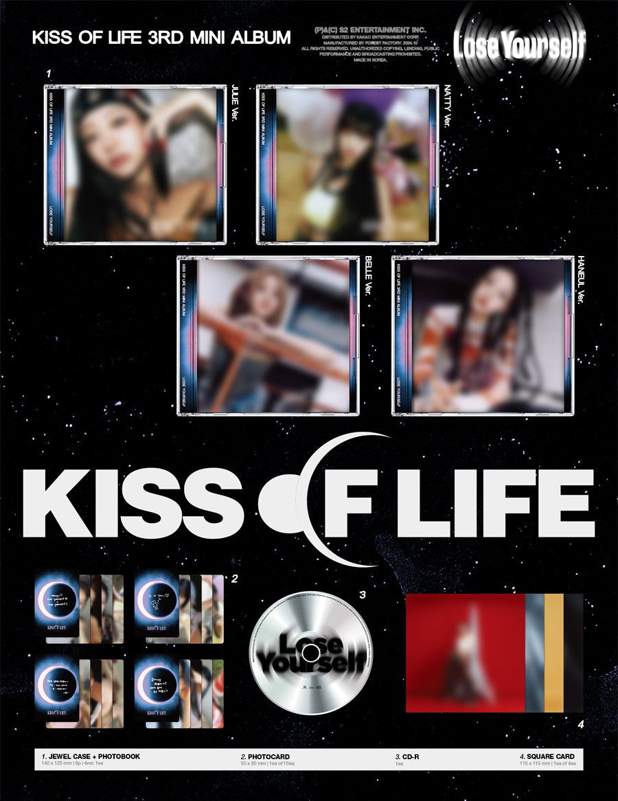 KISS OF LIFE 3RD MINI ALBUM - LOSE YOURSELF (JEWEL VERSION)