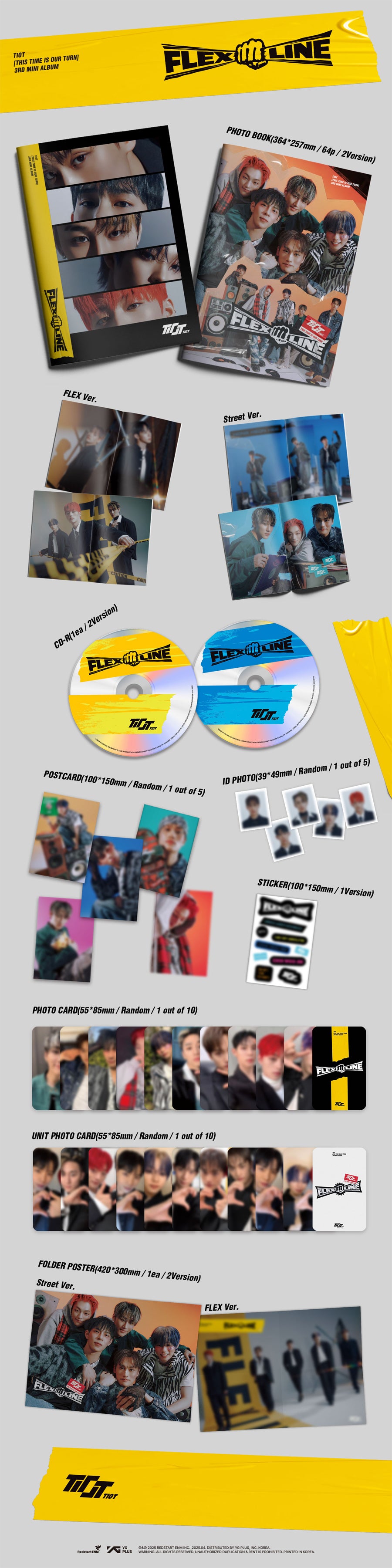 TIOT 3RD MINI ALBUM - FLEX LINE (PHOTOBOOK VER.)