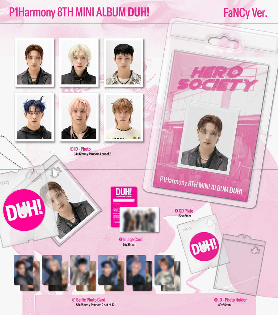 P1HARMONY 8TH MINI ALBUM - DUH! (FANCY VER.)
