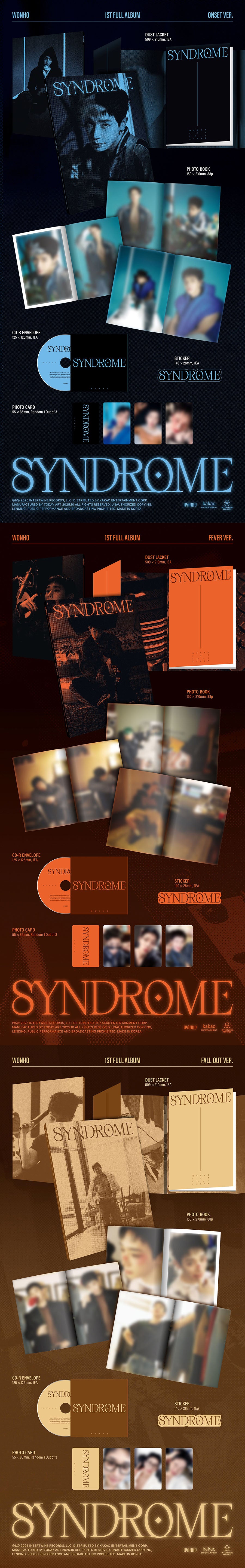WONHO 1ST FULL ALBUM - SYNDROME