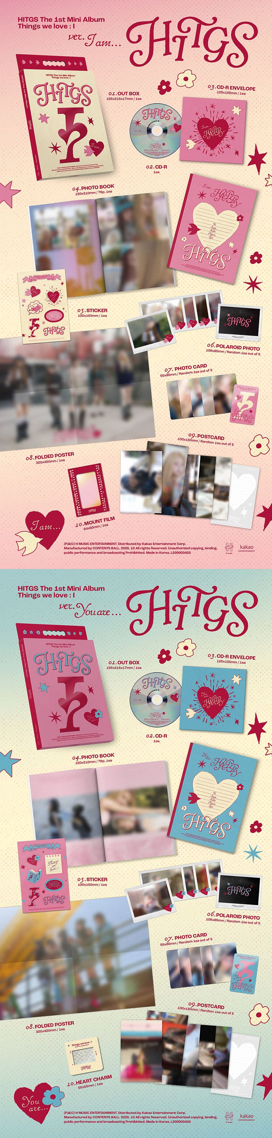 HITGS THE 1ST MINI ALBUM - THINGS WE LOVE : I