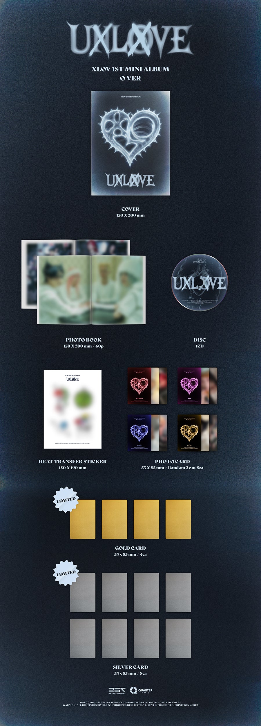 XLOV 1ST MINI ALBUM - UXLXVE