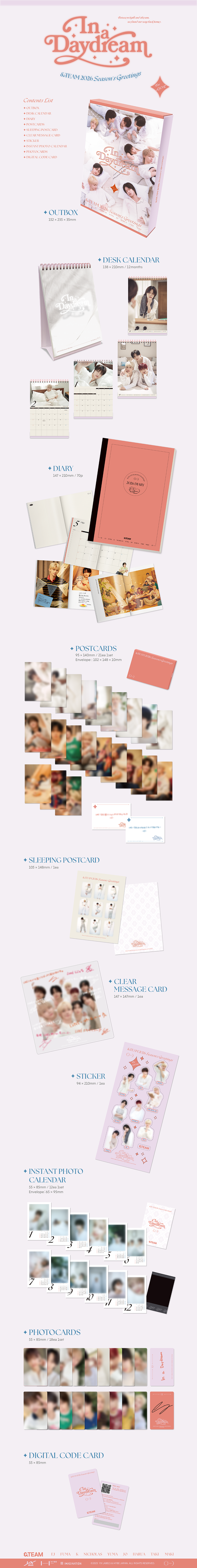 &TEAM 2026 SEASON GREETINGS - IN A DAYDREAM