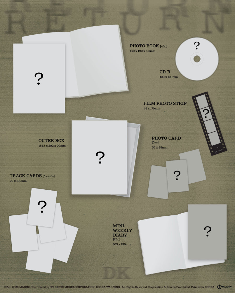 DK (IKON) 1ST MINI ALBUM - RETURN