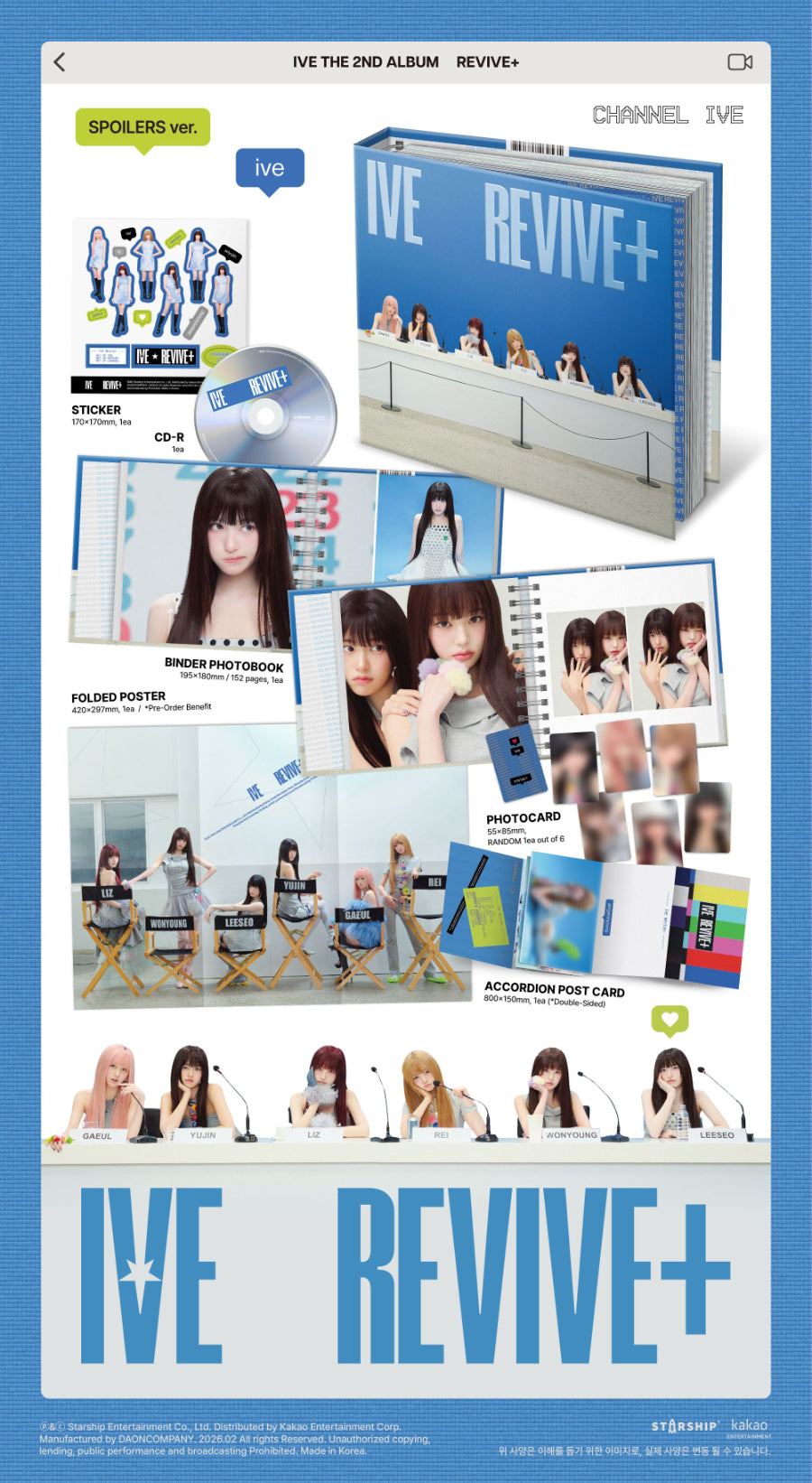 IVE 2ND ALBUM - REVIVE+ (SPOILERS VER.)