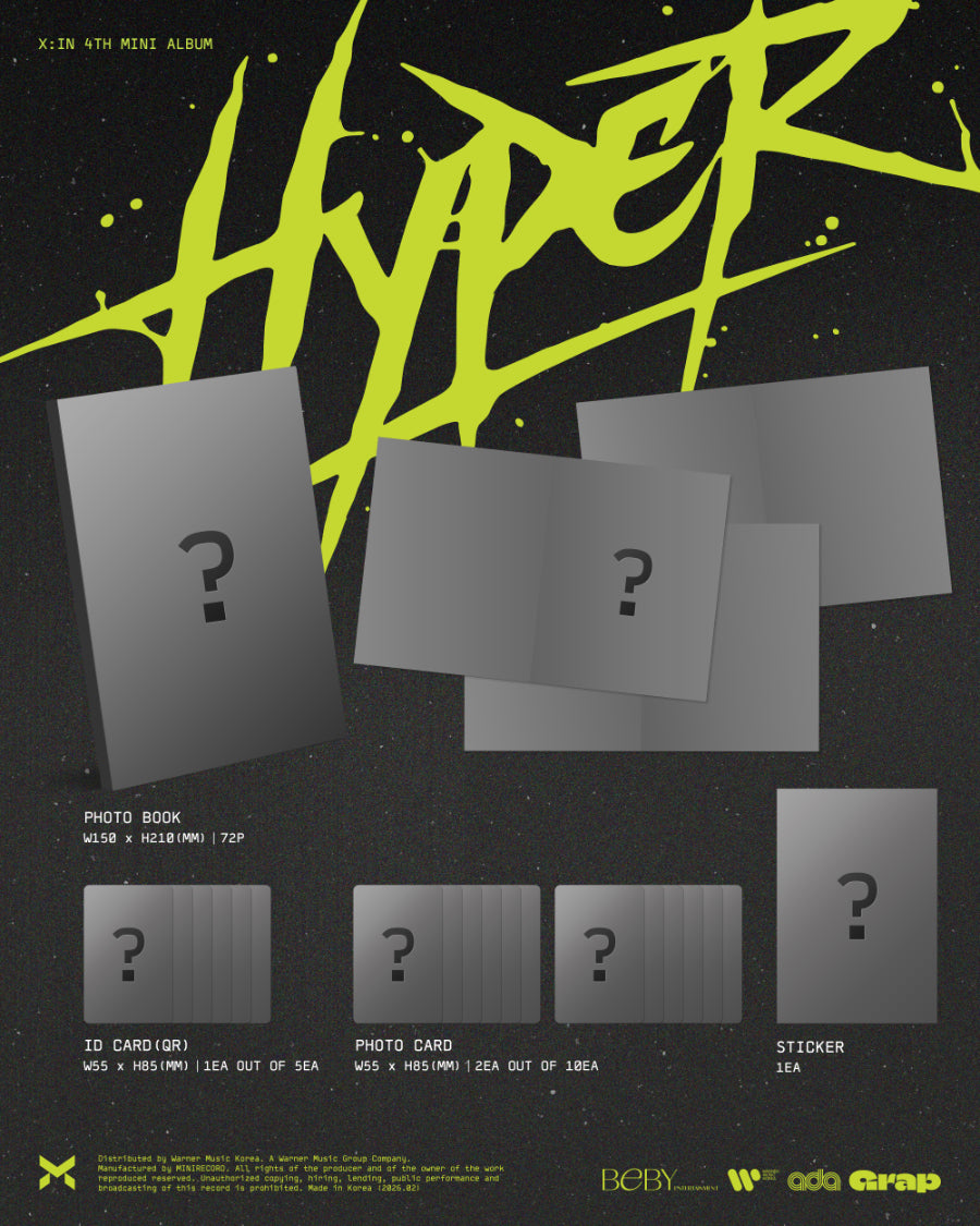 X:IN 4TH MINI ALBUM - HYPER
