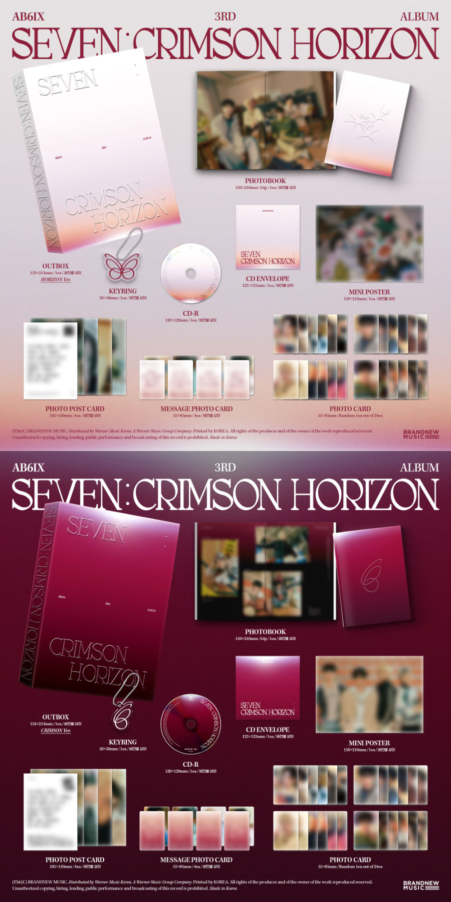 AB6IX 3RD ALBUM - SEVEN : CRIMSON HORIZON