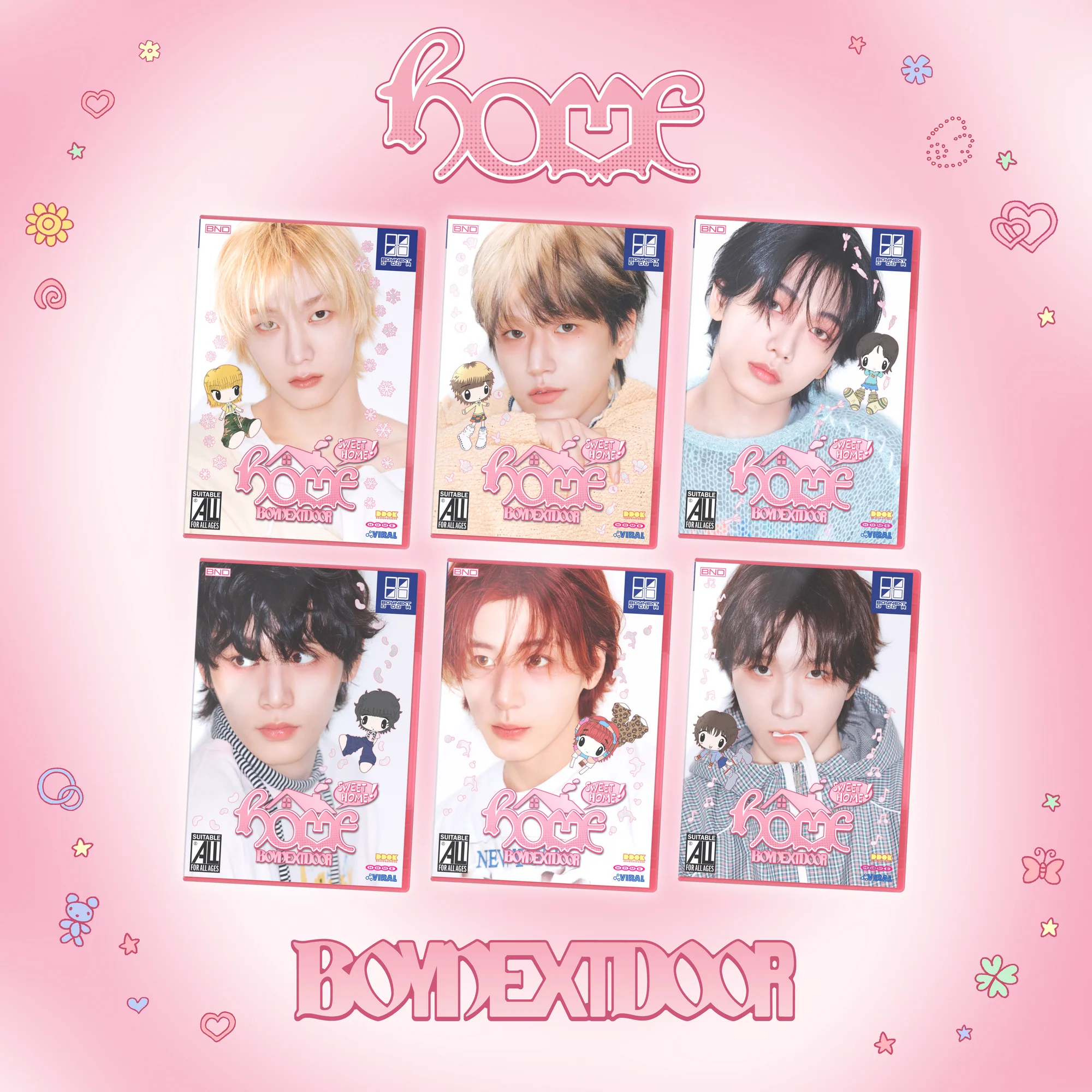 BOYNEXTDOOR 1ST STUDIO ALBUM - HOME (SWEET HOME VER.)