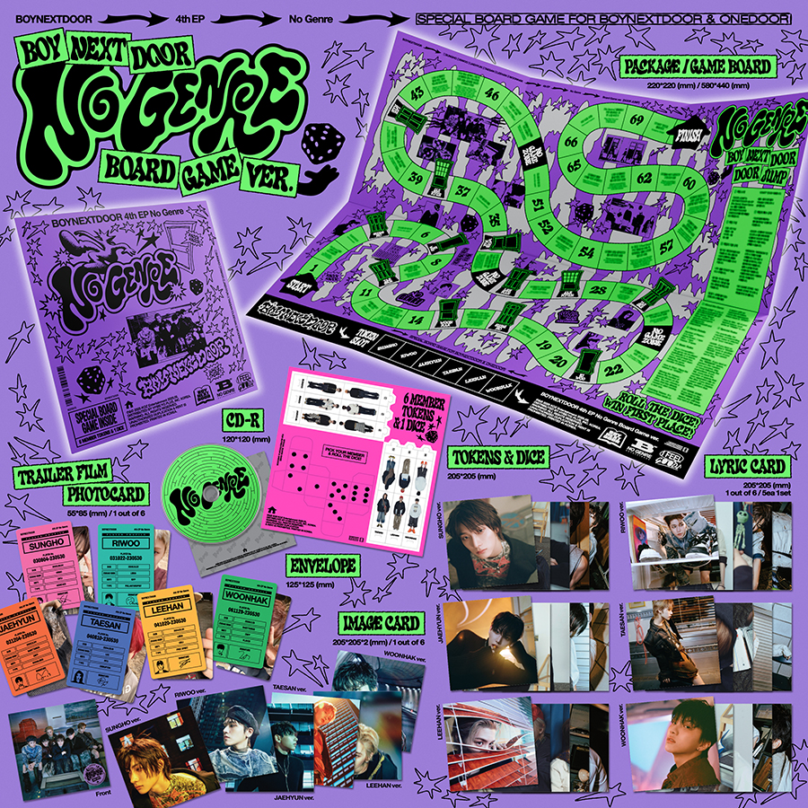 BOYNEXTDOOR 4TH EP - NO GENRE (BOARD GAME VER.)