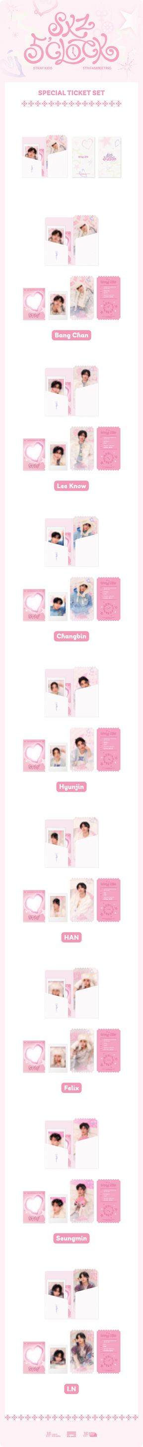 Stray Kids - [SKZ 5'CLOCK] MD SPECIAL TICKET SET (RANDOM VER)