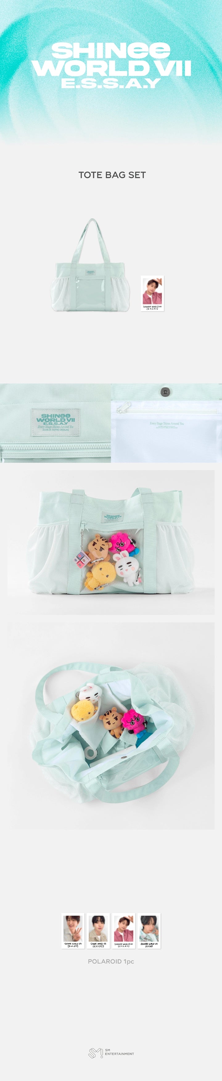 SHINEE - [SHINEE WORLD Ⅶ [E.S.S.A.Y] TOTE BAG SET