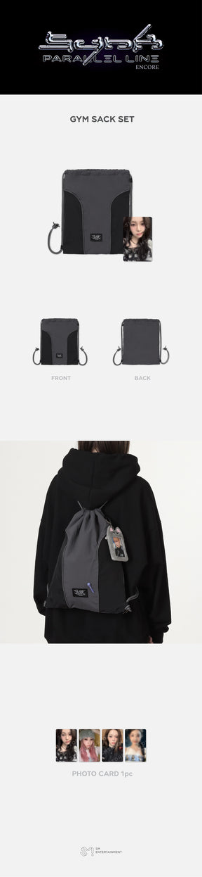 AESPA - LIVE TOUR - SYNK: PARALLEL LINE－ENCORE OFFICIAL MD: GYM SACK SET