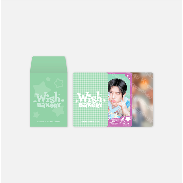 NCT WISH [2026 POP-UP [WISH BAKERY] MD] RANDOM PATISSIER CARD SET