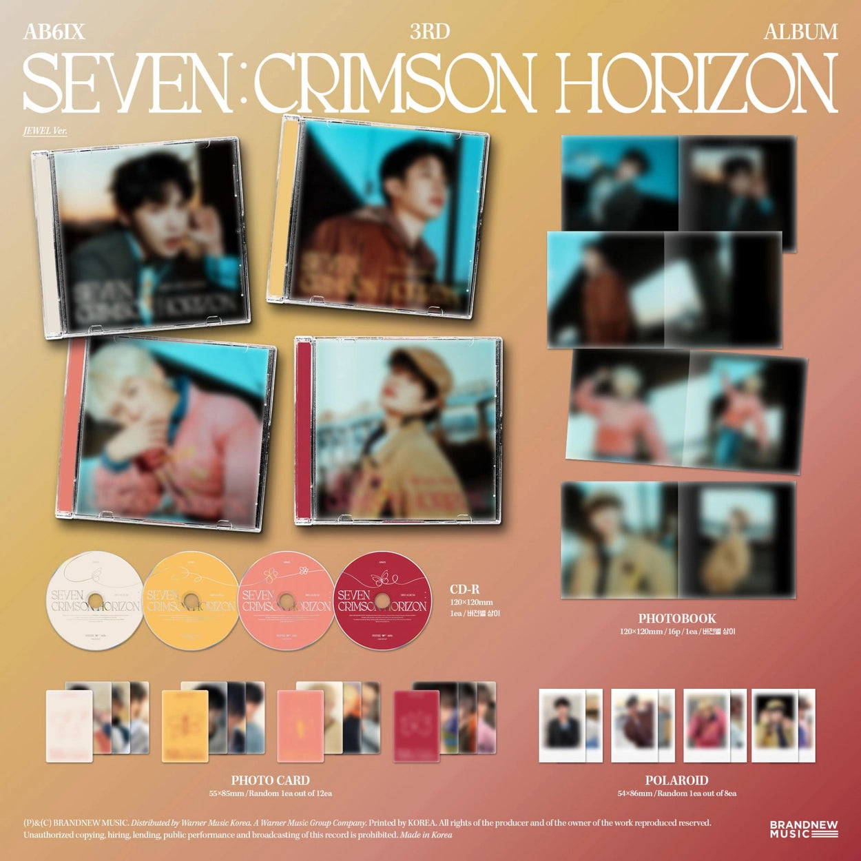 AB6IX 3RD ALBUM - SEVEN : CRIMSON HORIZON (JEWEL VER)