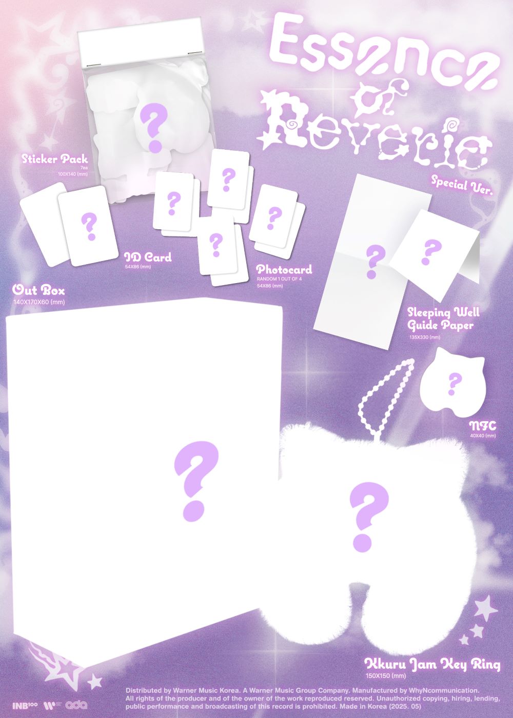 BAEKHYUN 5TH MINI ALBUM - ESSENCE OF REVERIE [SPECIAL EDITION] (KKURU JAM)