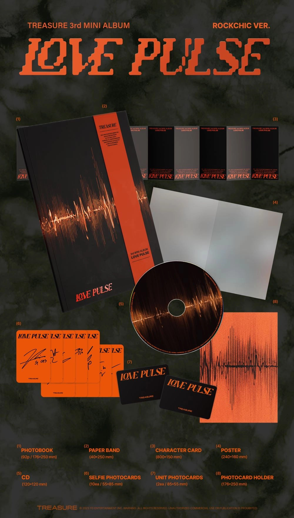 TREASURE 3RD MINI ALBUM - LOVE PULSE
