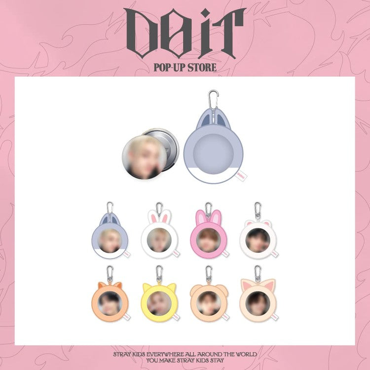 STRAY KIDS - [DO IT] POP-UP STORE SOFT FACE BADGE & SKZOO COVER SET OFFICIAL MD