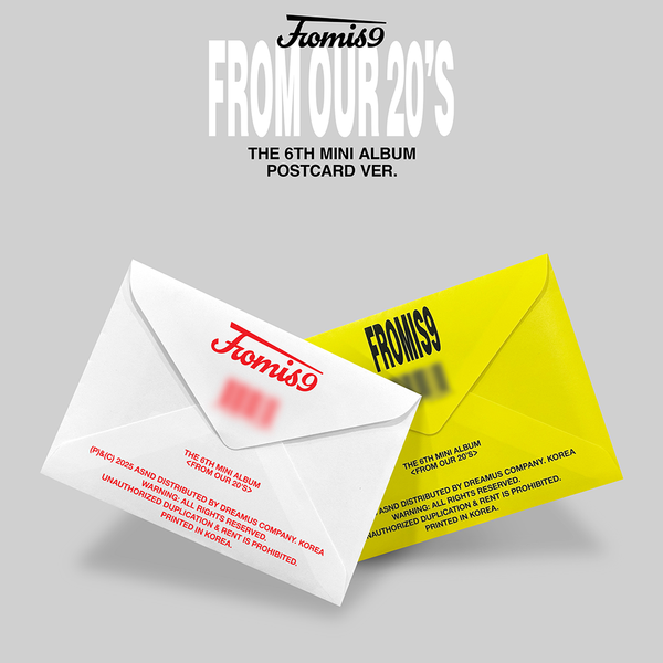 FROMIS_9 6TH MINI ALBUM - FROM OUR 20'S (POSTCARD VER.)