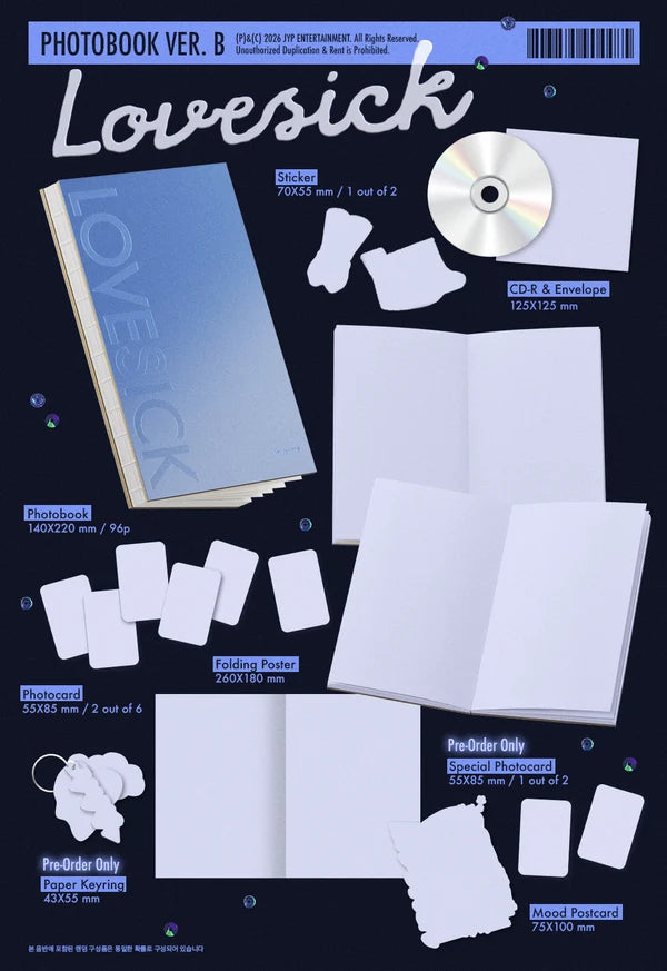 CHAERYEONG - 1ST MINI ALBUM [LOVESICK]