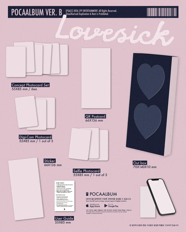 CHAERYEONG - 1ST MINI ALBUM [LOVESICK] (POCA VER)