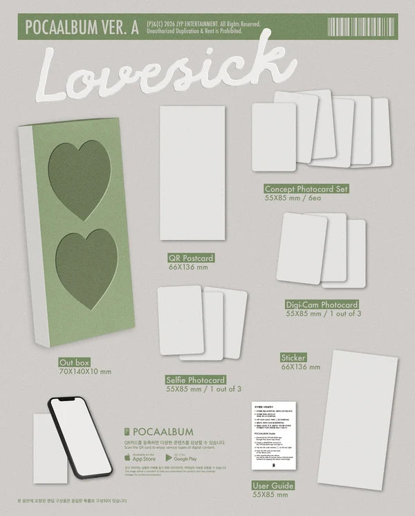 CHAERYEONG - 1ST MINI ALBUM [LOVESICK] (POCA VER)