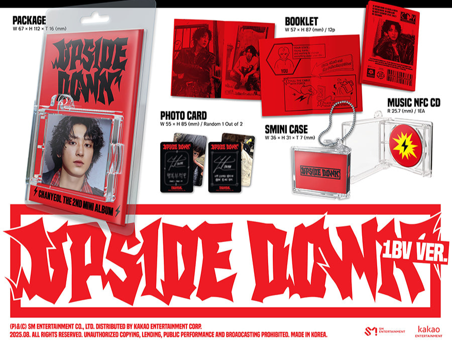 CHANYEOL 2ND MINI ALBUM - UPSIDE DOWN (SMINI VER.)
