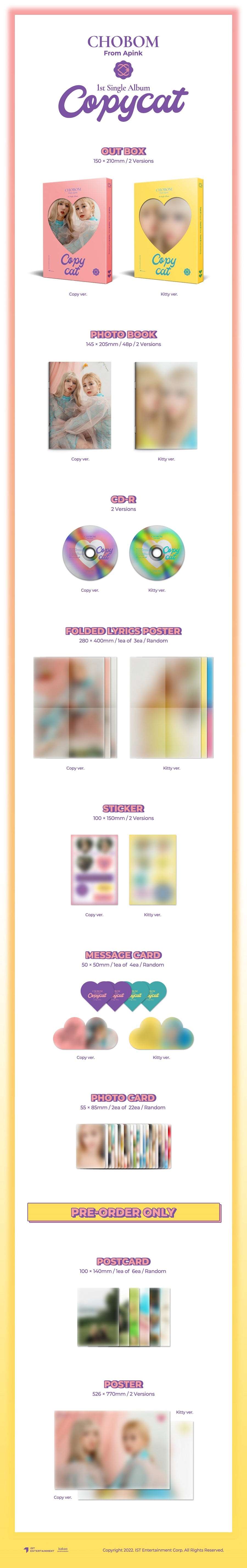 Apink : ChoBom Single Album Vol. 1 - Copycat