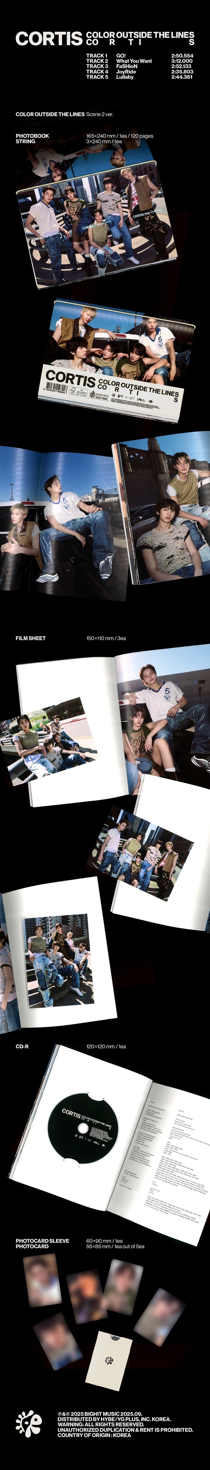 CORTIS THE 1ST EP - COLOR OUTSIDE THE LINES