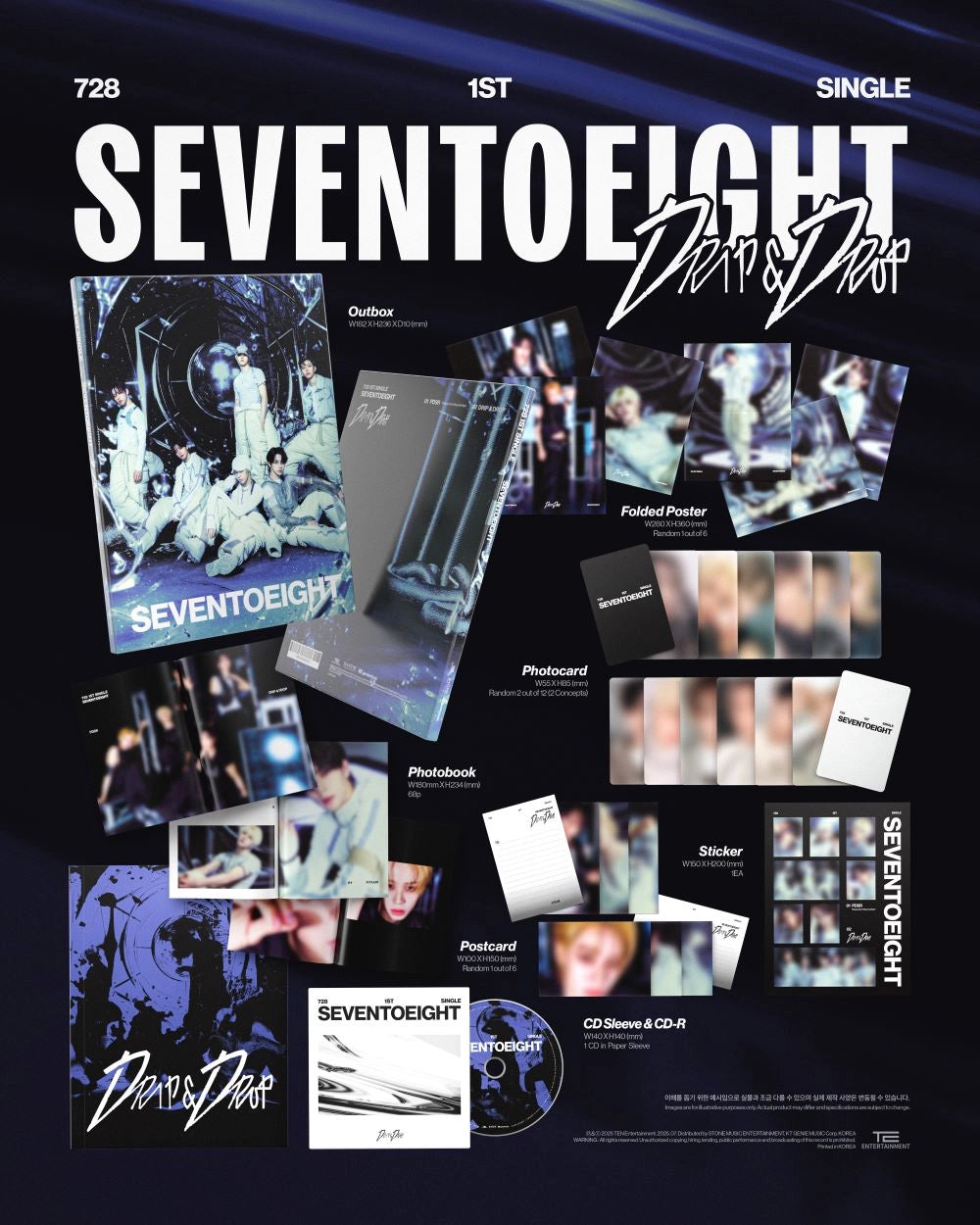 SEVENTOEIGHT 1ST SINGLE ALBUM - SEVENTOEIGHT