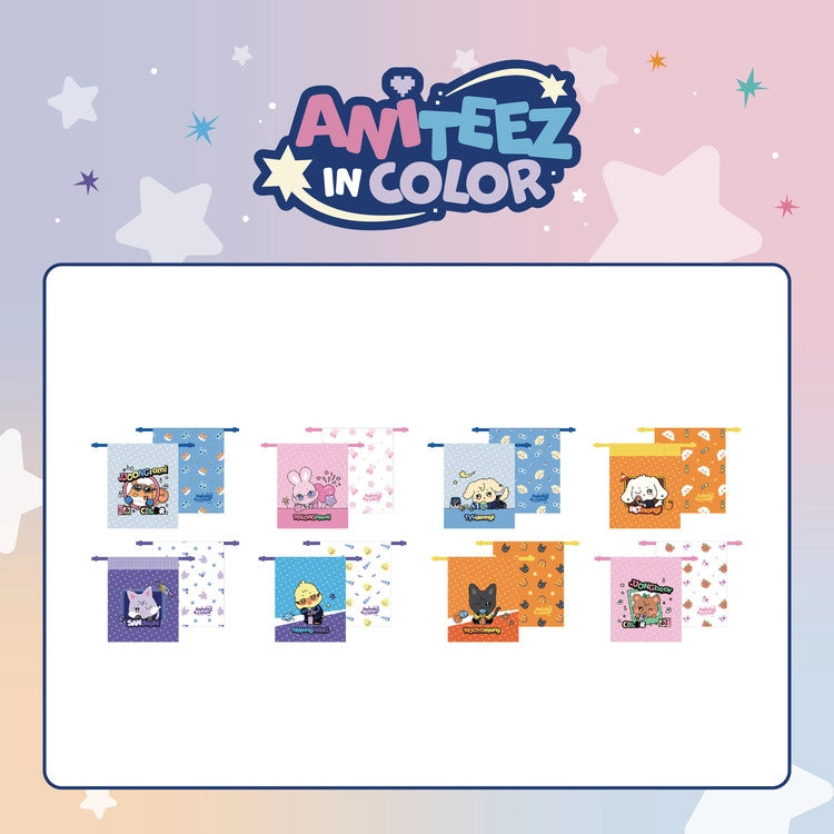 ATEEZ - 'ANITEEZ IN COLOR' MD (RANDOM) ANITEEZ COLOR POUCH
